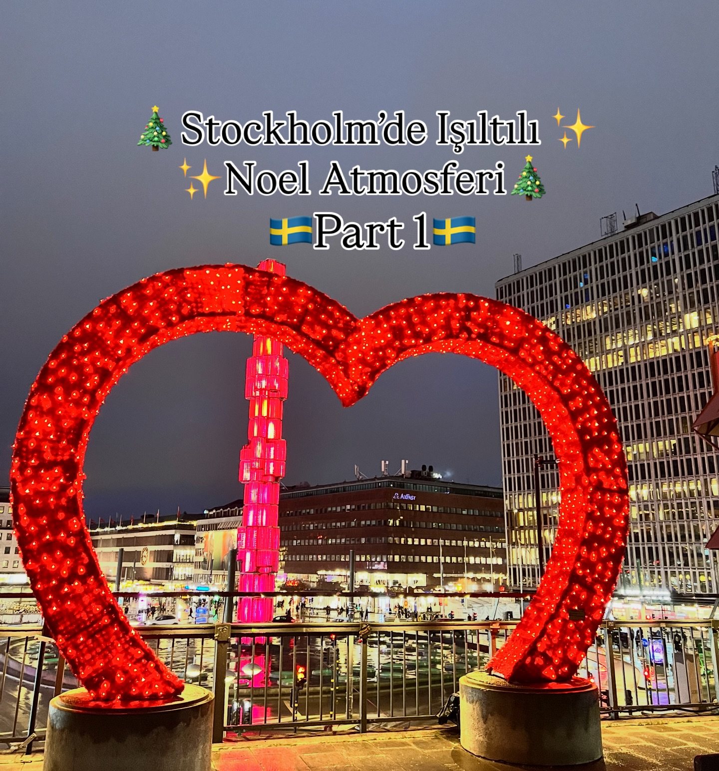 Şehirdeki ışıltılı hayat #part1
Sessiz ve huzurlu şehir Noel dekorlarıyla birleşince masalsı bir gö