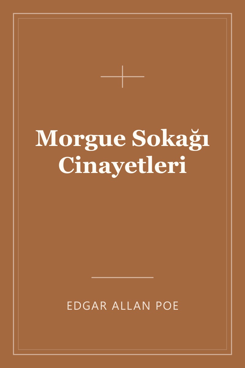 Morgue Sokağı Cinayetleri kapağı